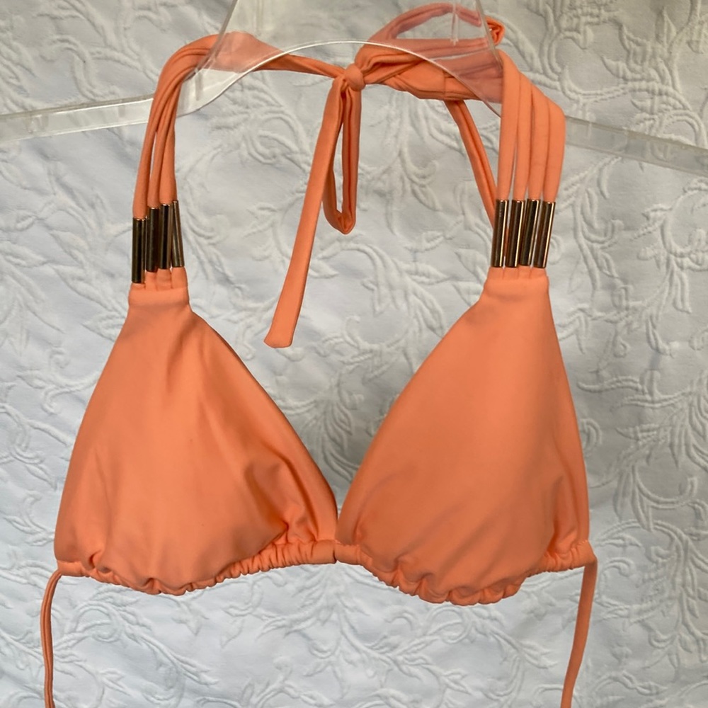 Peach Bikini Top